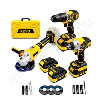 Kit combinato utensile elettrico senza fili 3 in 1